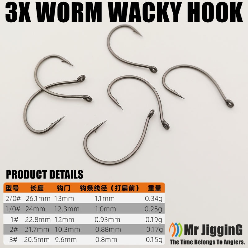 Mr JigginG PTFE Super Slide Wa - Fishing Hook Offset recension och pris