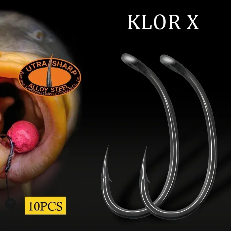 10pcs Carp Fishing Hook Curved - Fishing Hook Barbless recension och pris
