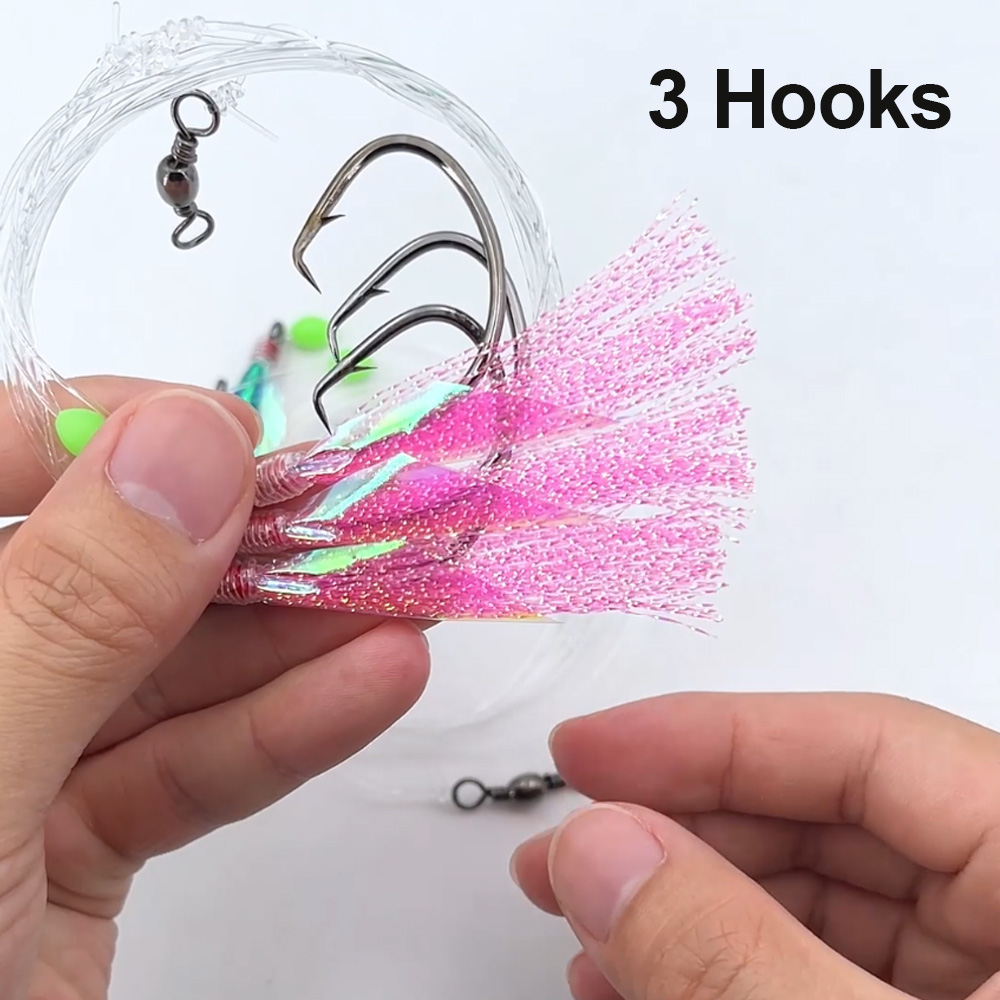 Bimoo 10packs Seawater Fishing - Fishing Hook Size recension och pris