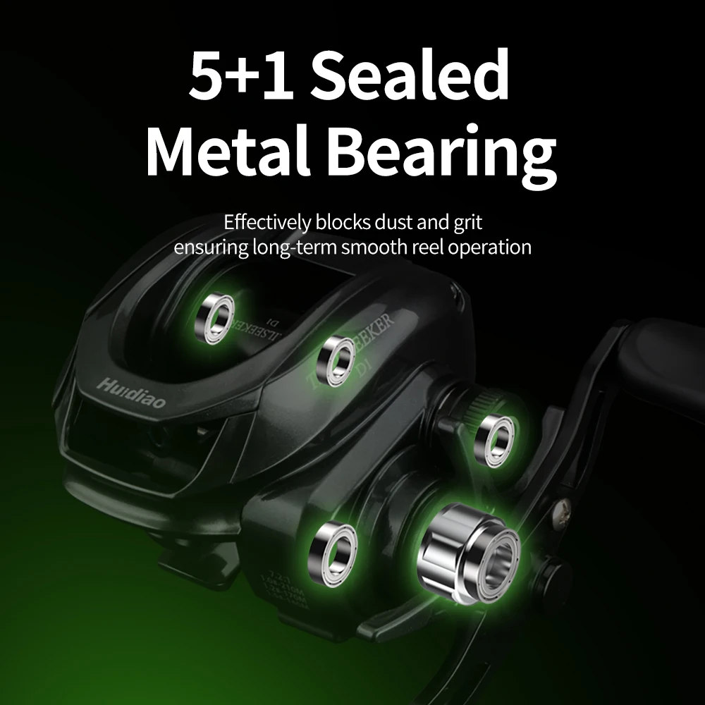 Huidiao TRAILSEEKER DC Baitcas - Kastking Reel Zephyr recension och pris