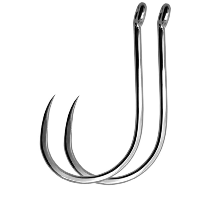 100 Pcs #1-#10 Freshwater Fish - Fishing Hook Barbless recension och pris