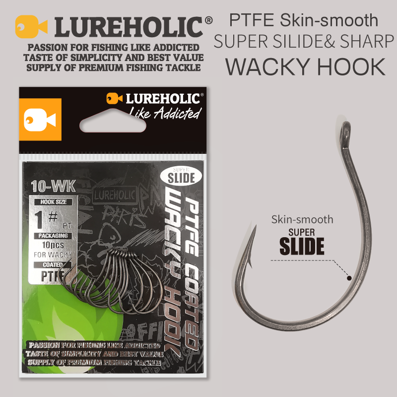 LUREHOLIC PTFE Super Slide Wac - Fishing Hook Barbless recension och pris