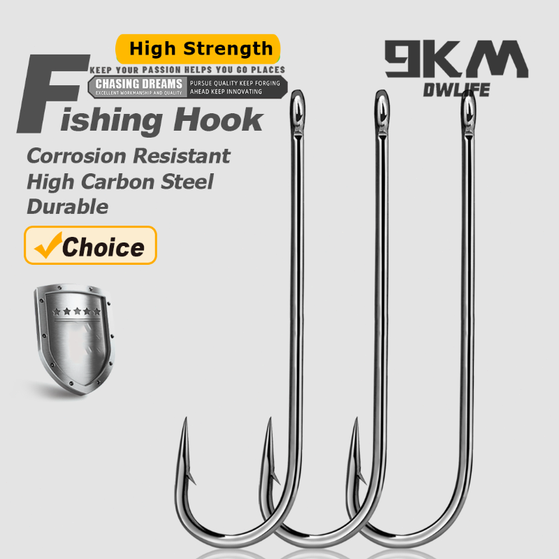 Fishing Hooks Long Shank Hooks - Fishing Hook Barbless recension och pris