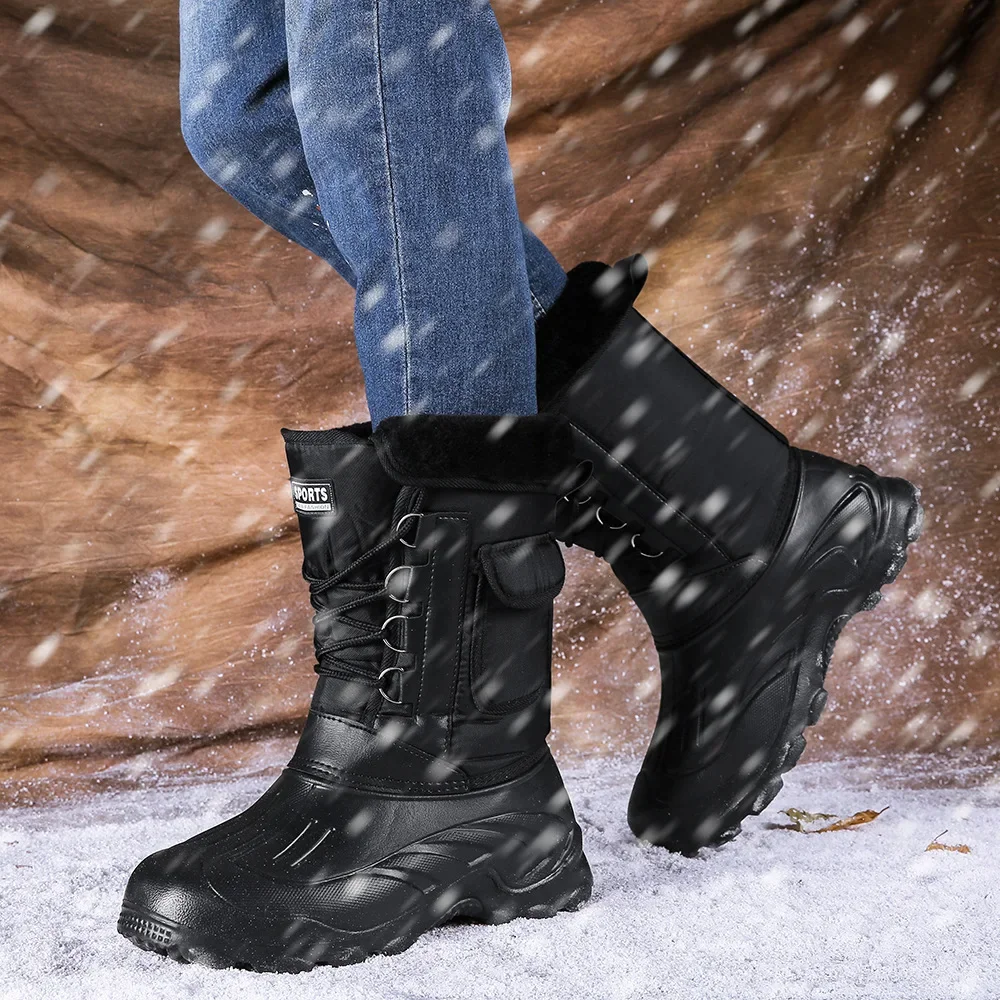 Men Winter Snow Boots Outdoor  - Fishing Hook recension och pris