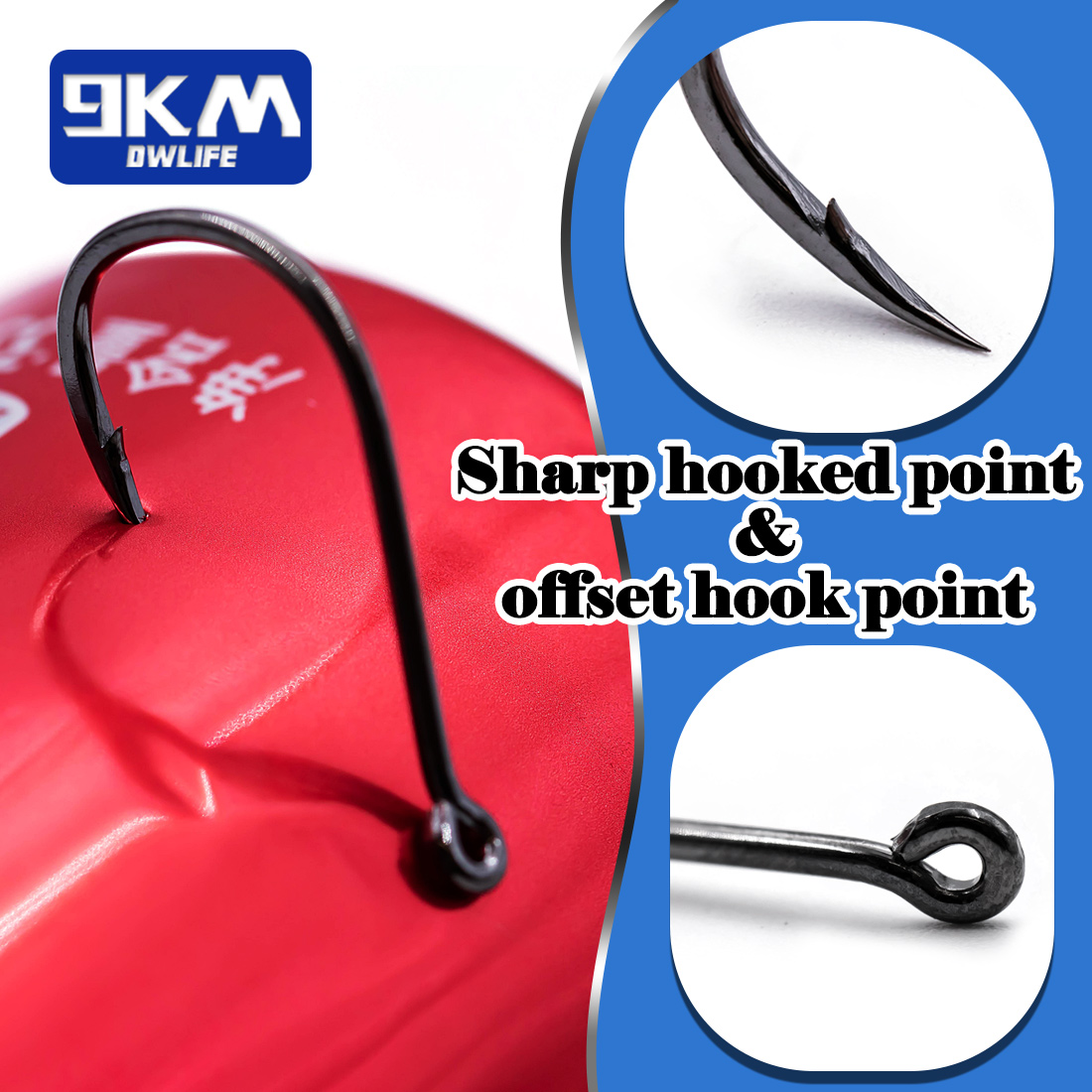 9KM Iseama Fishing Hooks 50~20 - Fishing Hook Barbless recension och pris
