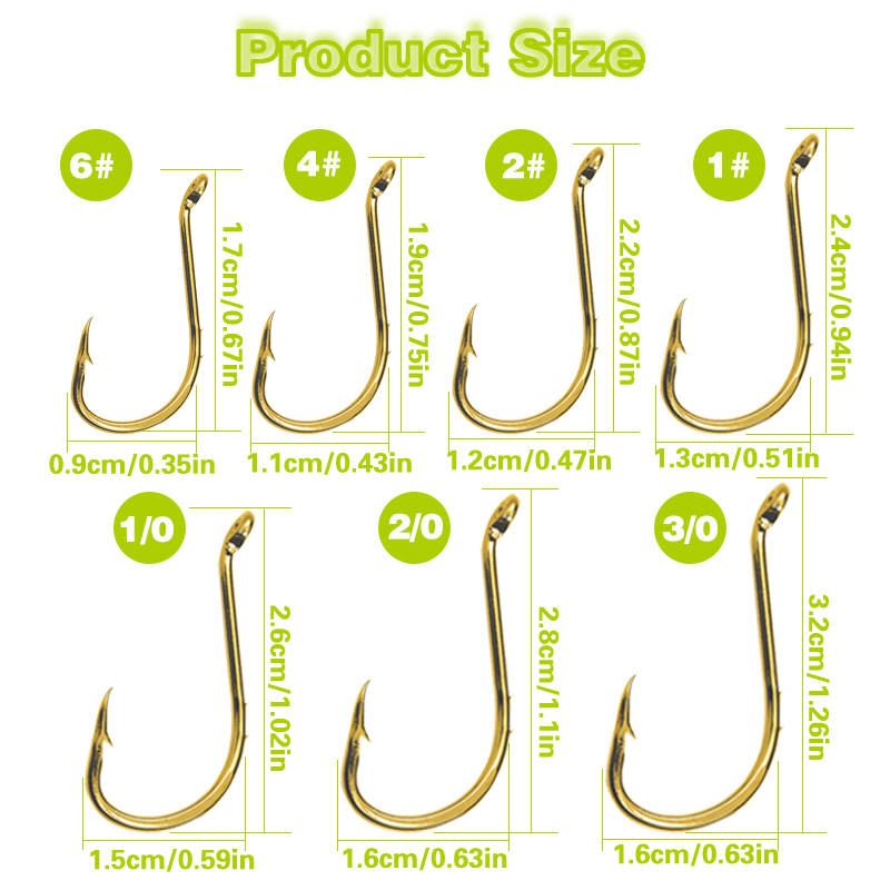 50pcs Fishing Octopus Hooks, S - Fishing Hook Circle recension och pris